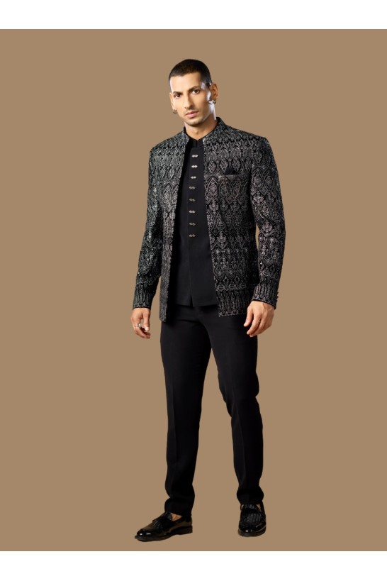 BLACK JODHPURI SUIT